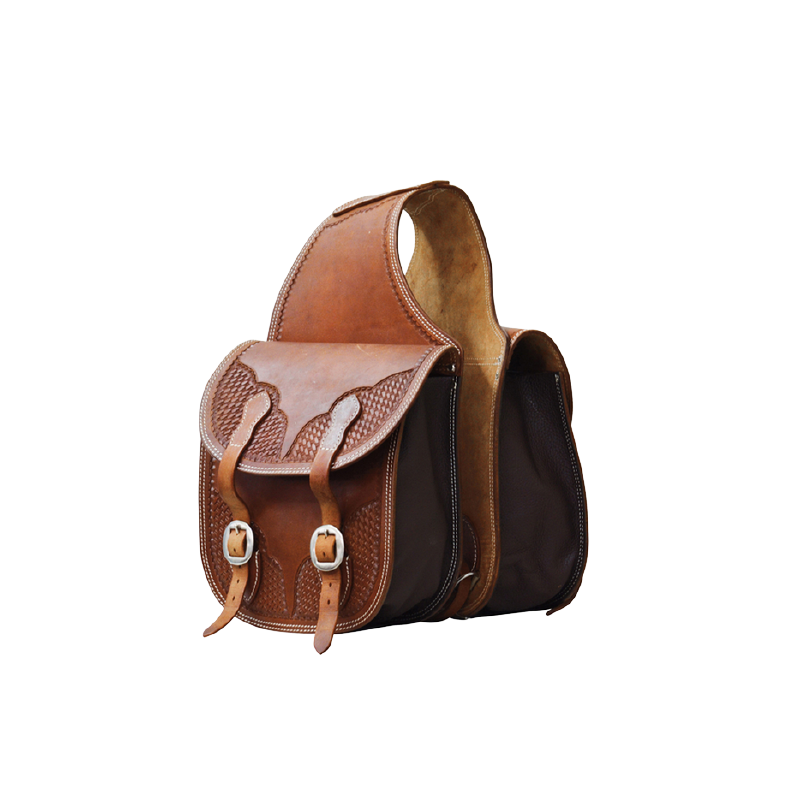 Sacoches de randonnée cuir Basket