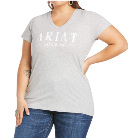 T-shirt Ariat Real Grey