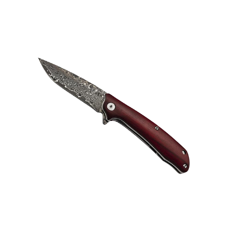 Couteau PUMA-TEC Bois de santal Damas BEL 311511