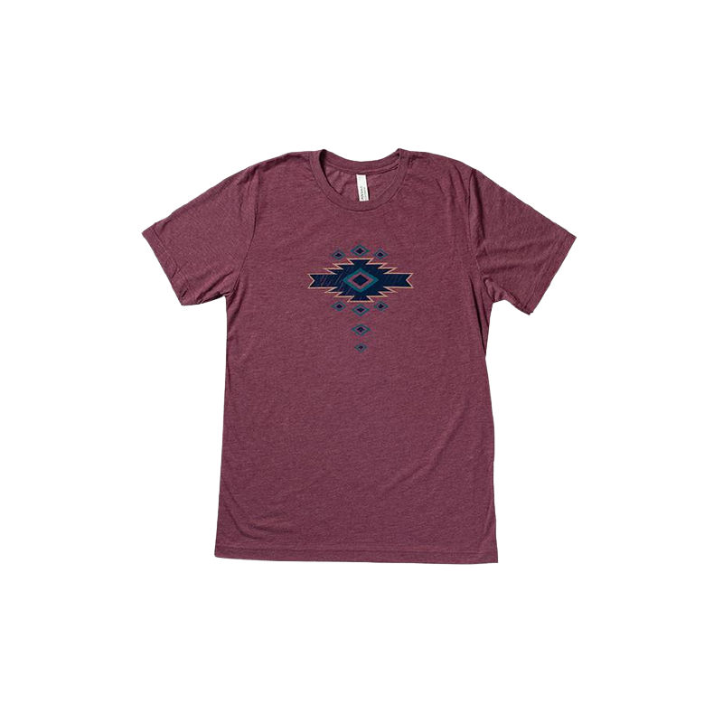 T-shirt bordeaux Weaver Leather