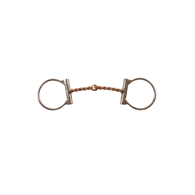 Snaffle torsadé cuivré
