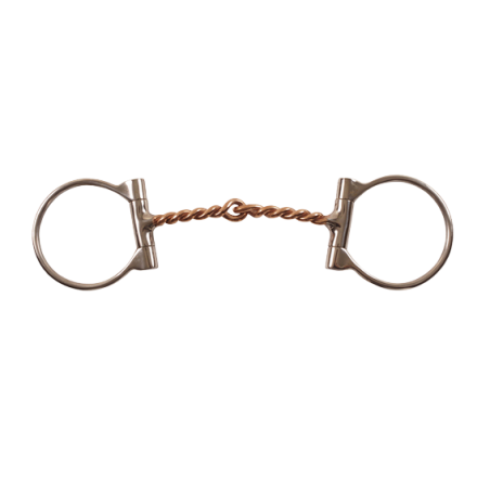 Snaffle torsadé cuivré