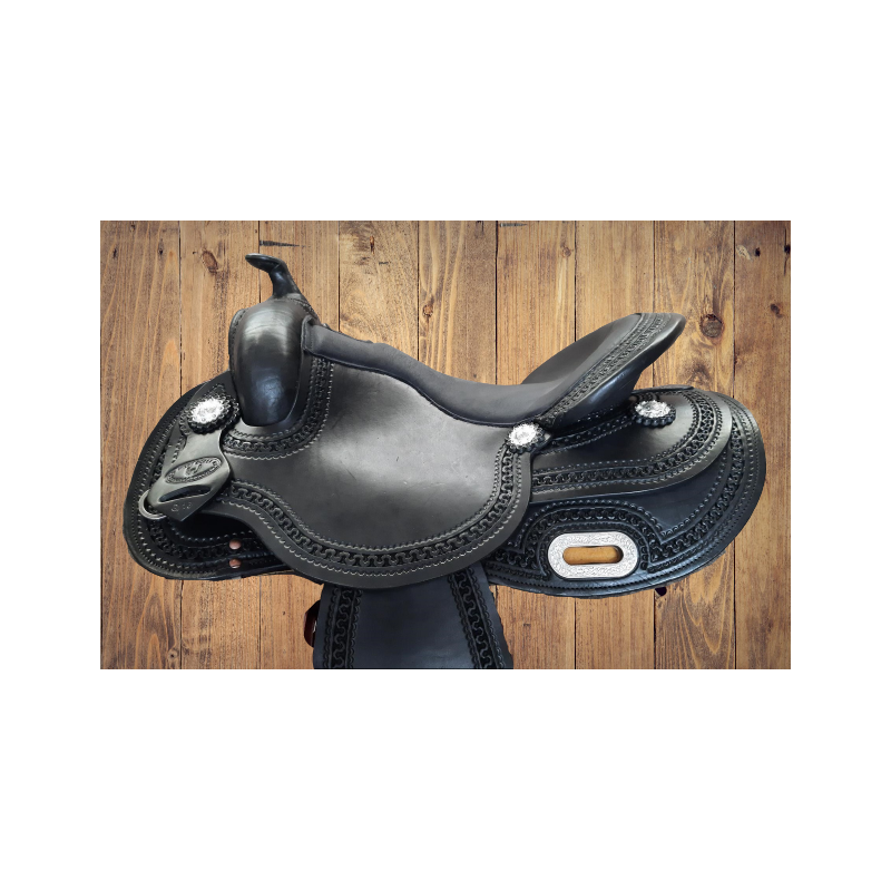 Selle western reining West Coast noire