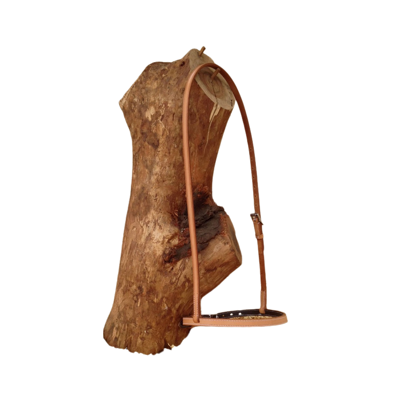 Nose-band cuir simple