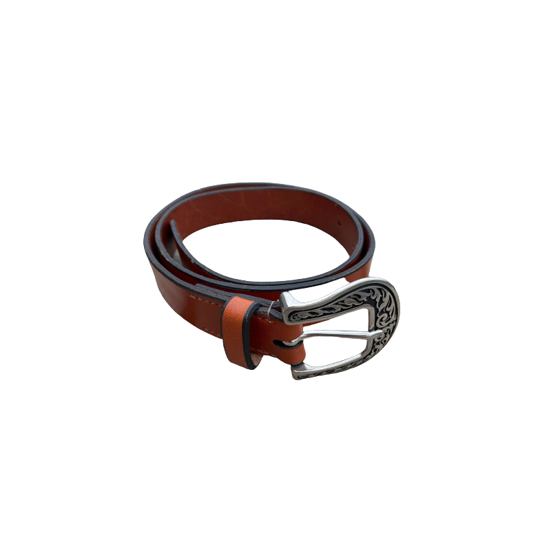 Ceinture cuir marron Lyre 30
