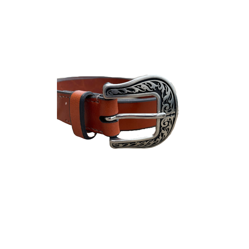 Ceinture cuir marron Lyre 30