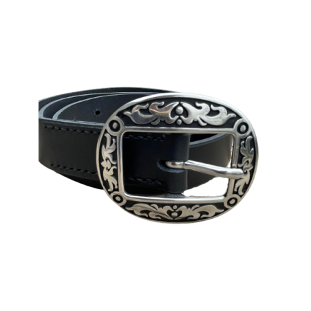 Ceinture noir cuir DO25