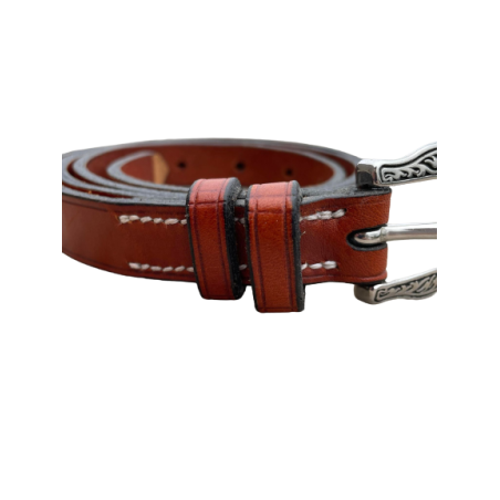 Ceinture cuir marron Lyre 20