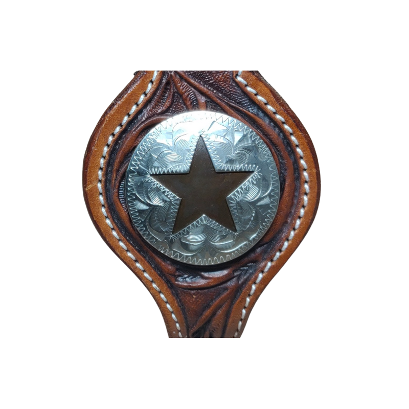 Concho fer brun Star