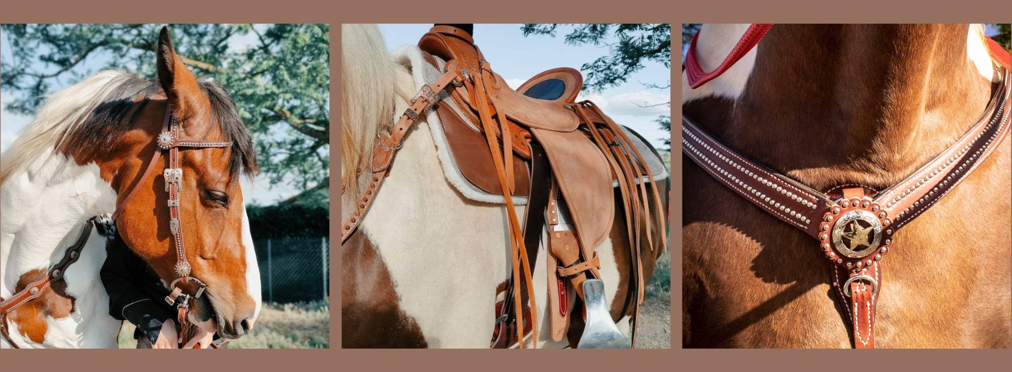 Selle Western U00c9triviu00e8res D'u00e9quitation En Cuir Romeo